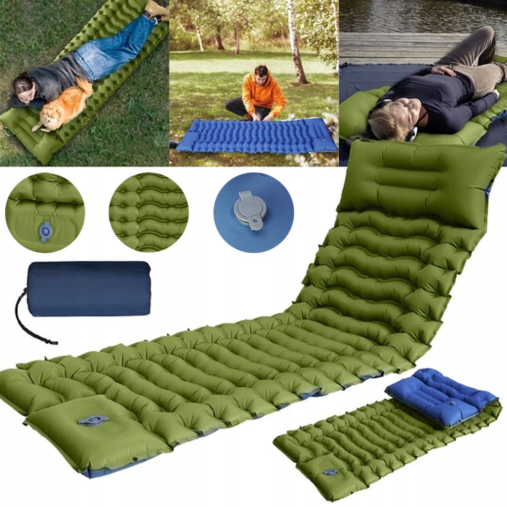 Mata Samopompująca Materac Turystyczna Karimata Odporna Na Wilgoć karimata