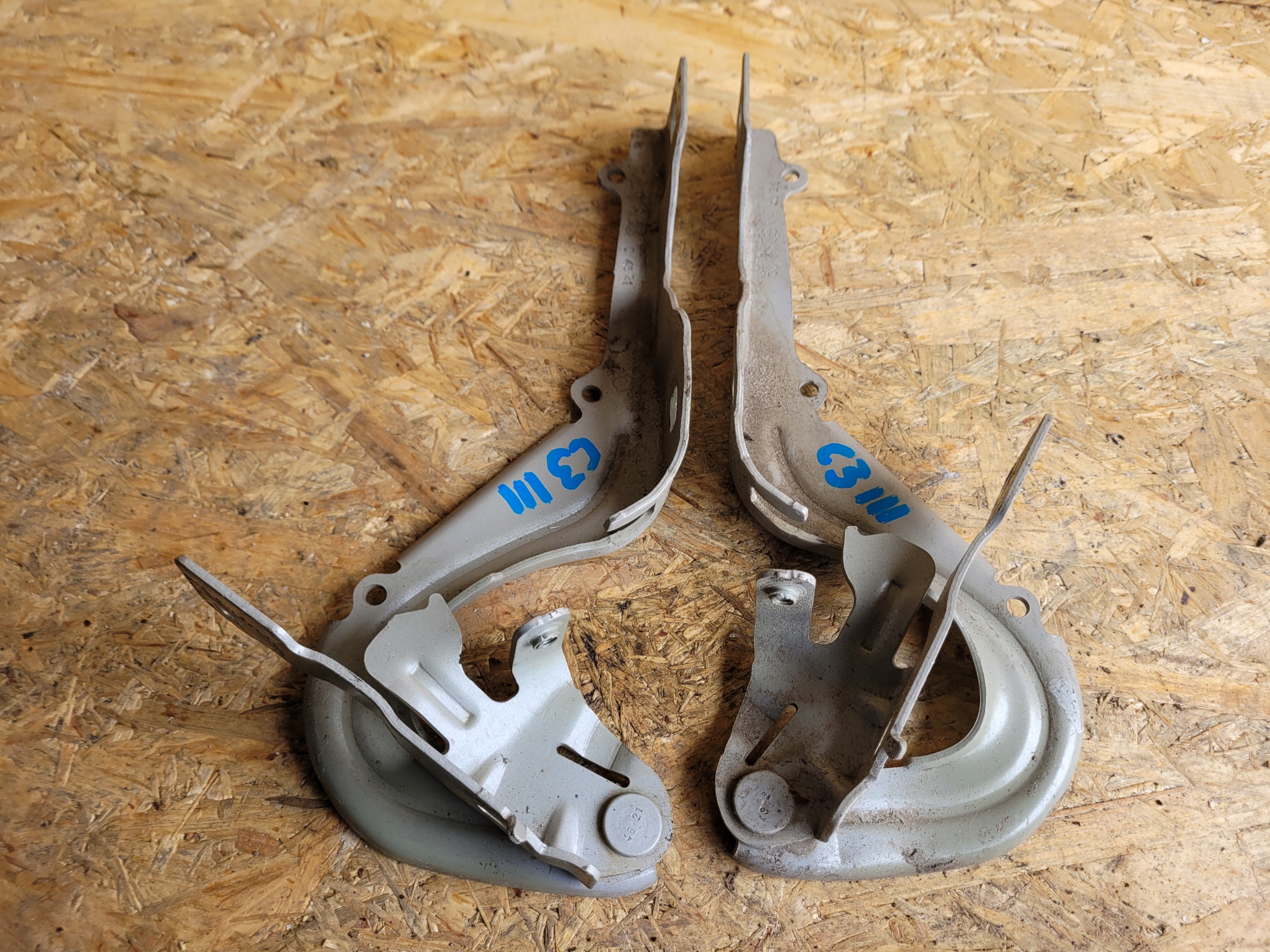 Cerniere cofano KOMPLET CITROEN C3 III