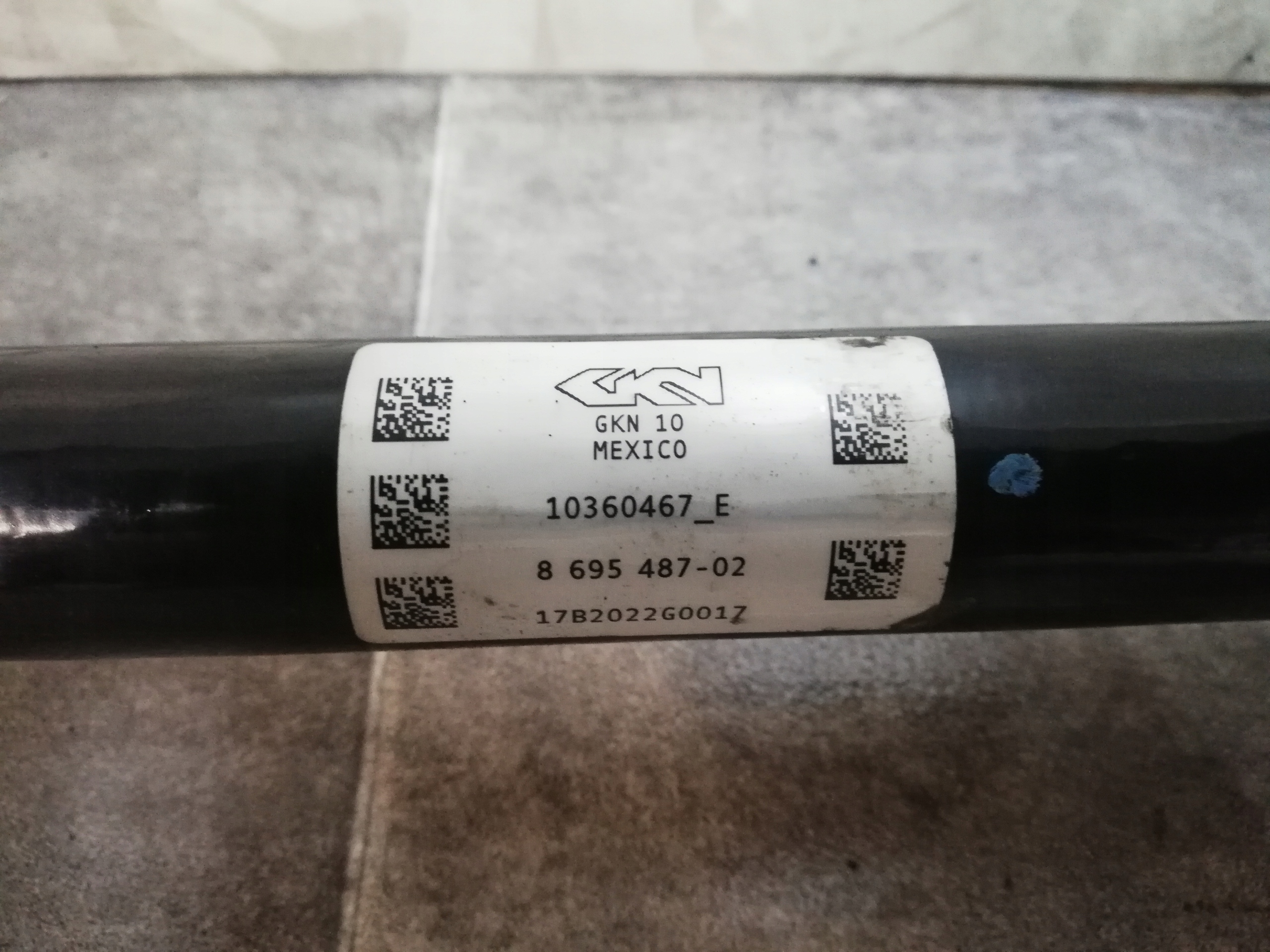 semi-axis rear part left BMW X3 G01 X4 G02