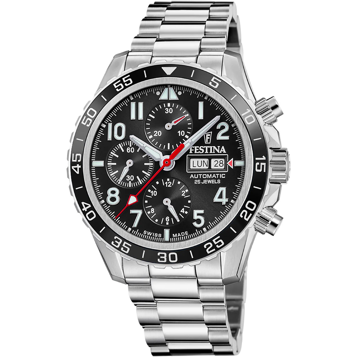 Pánské Hodinky Festina F20055-4 stříbrné