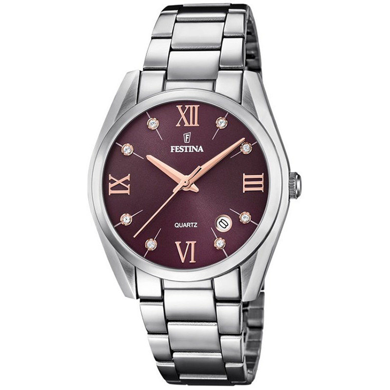 Dámské hodinky Festina F16790-E stříbrné