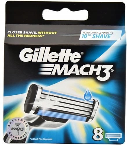 Gillette Wkłady do maszynek Mach3 8szt-Zdjęcie-0