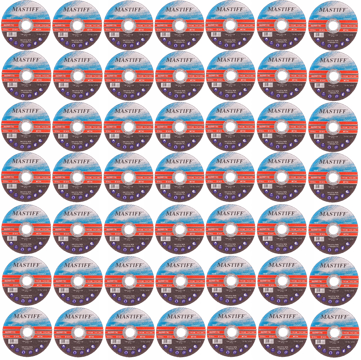 TARCZA DO CIĘCIA METALU INOX 125 x 1 TARCZE 50 SZT