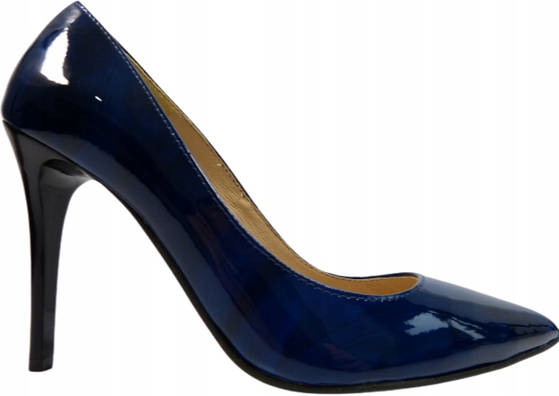 modré lodičky klasické dámské lodičky Bizzarro 37