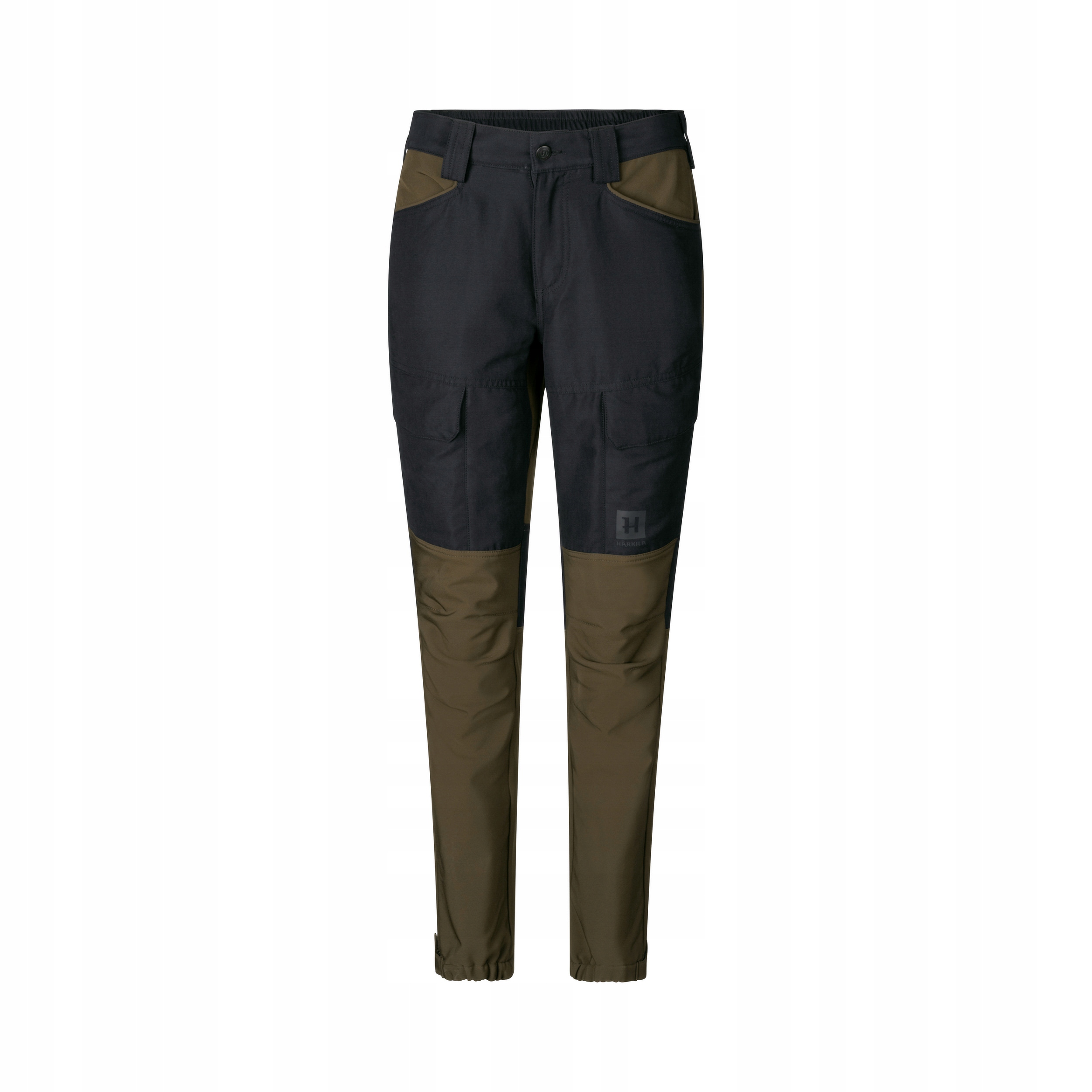 Spodnie myśliwskie damskie Harkila Scandinavian Willow green Deep well pu