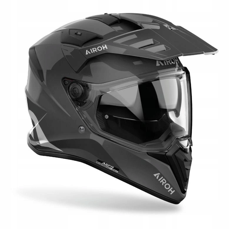 Motocyklová prilba Airoh Bandit Color Dark Grey Gloss šedá Darčeky