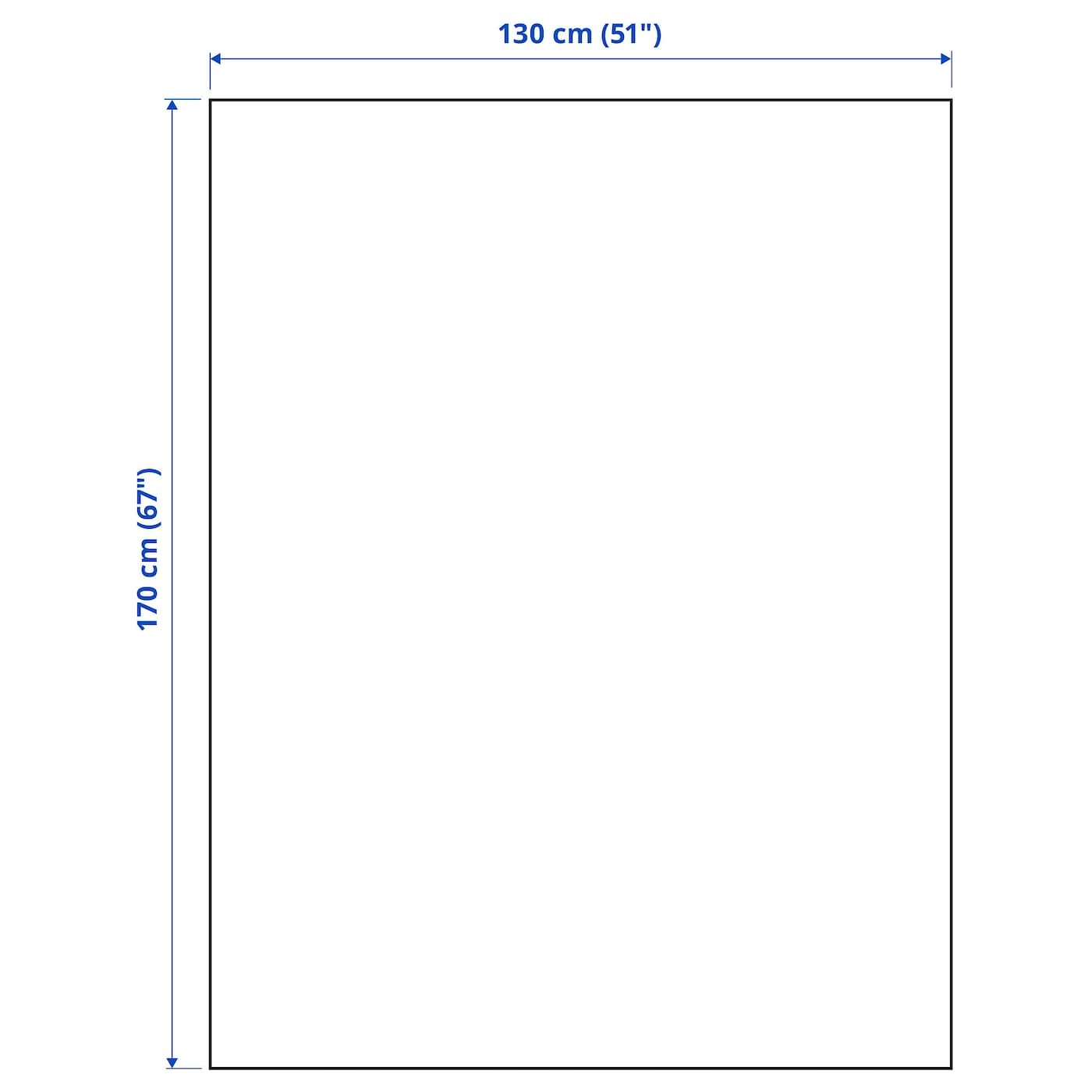 Pléd světle šedý 130 x 170 cm z vlny Myrull