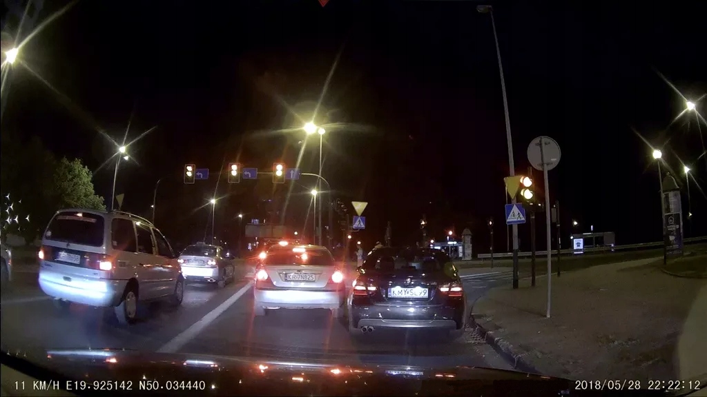 Wideorejestrator T8 DUO GPS WIFI 4K PRZOD TYL Color black