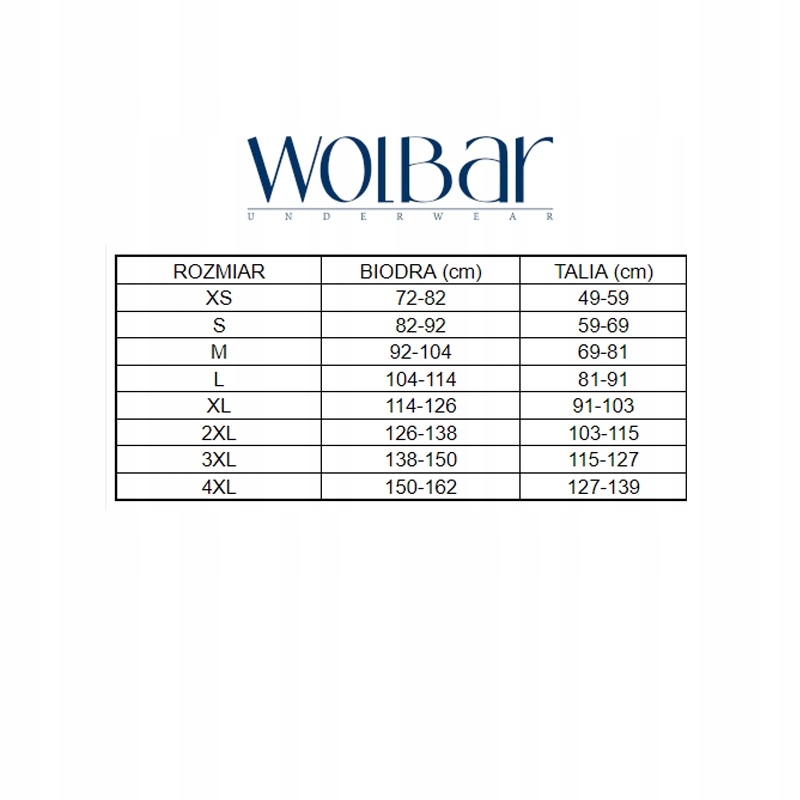 Figi damskie Wolbar NOVA czarne M Model NOVA