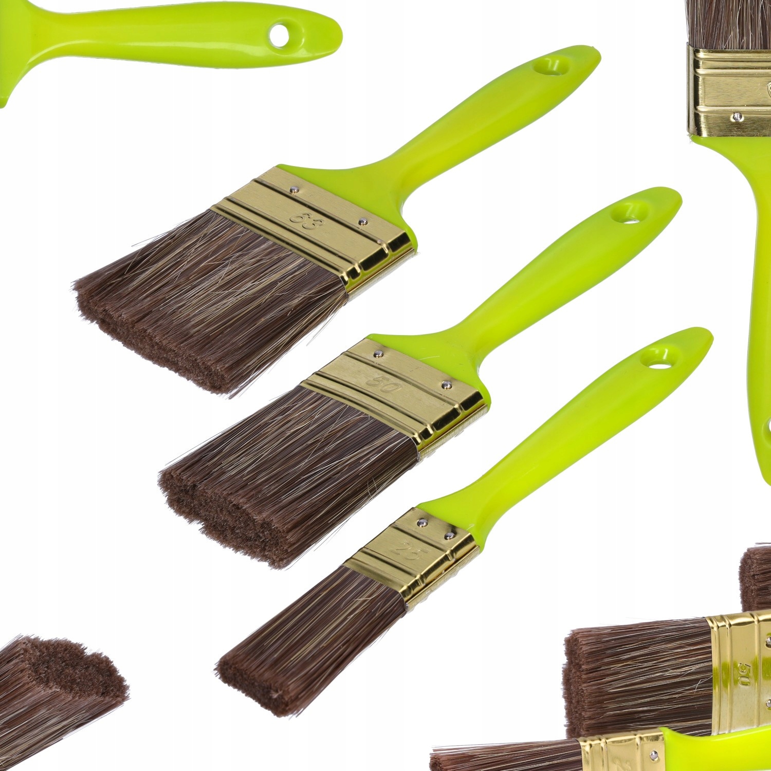 

Zestaw pędzli do farb akrylowych lazur 3 szt