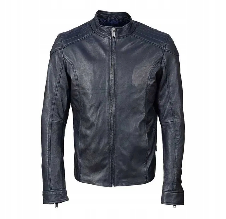 Lee Cooper Bomber pánská pilotní bunda Barva Modrá Brando Velikost M