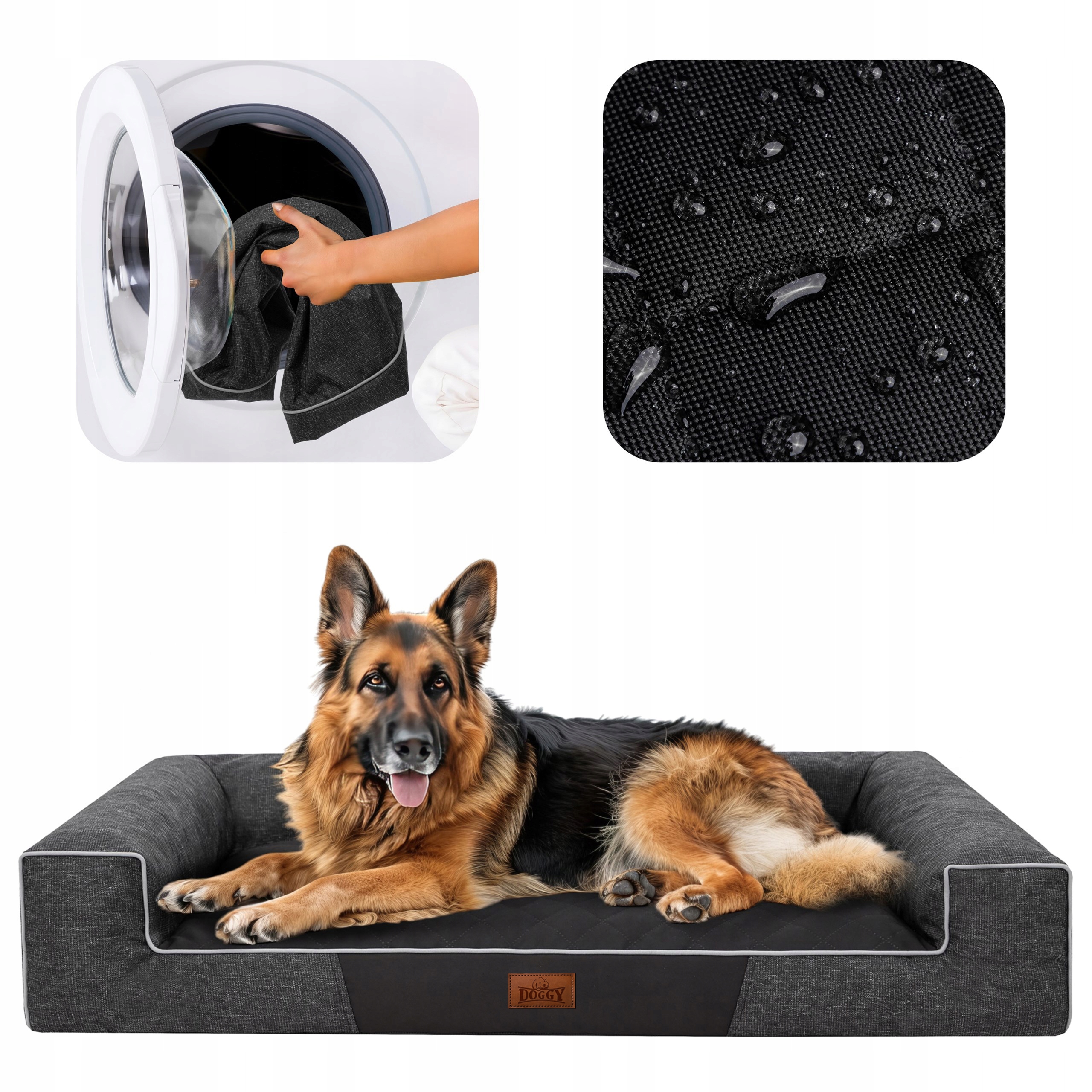 Levně Pelíšek pro psa voděodolné Velká pohovka Stahovací potah XXL 118 x 78 cm