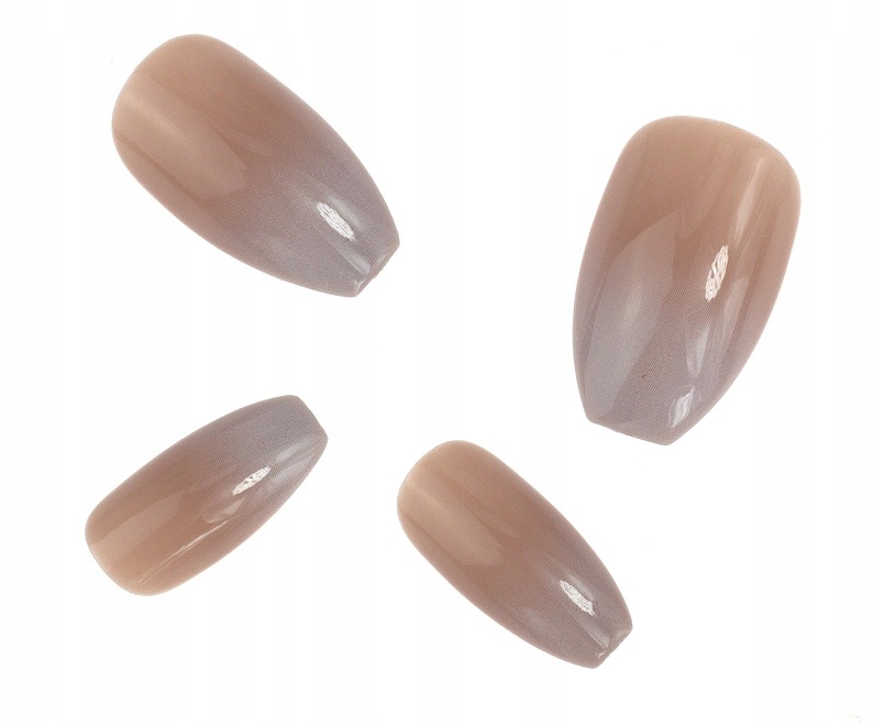 SZTUCZNE PAZNOKCIE TIPSY OMBRE BALLERINA P003-3 Rodzaj Kolorowe