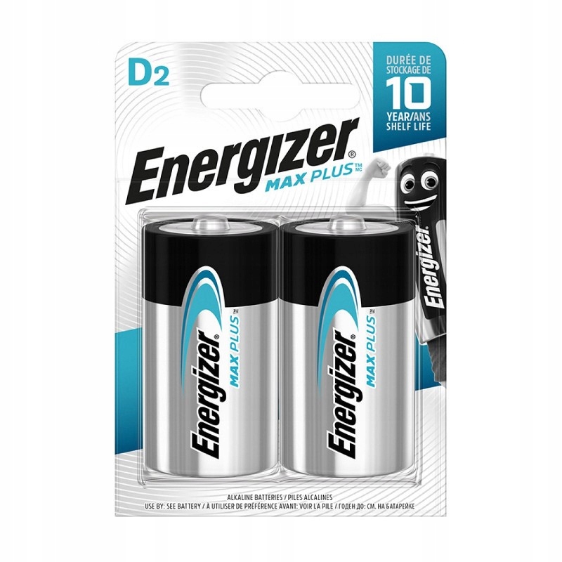 

2x Baterie alkaliczne Energizer Max Plus D LR20