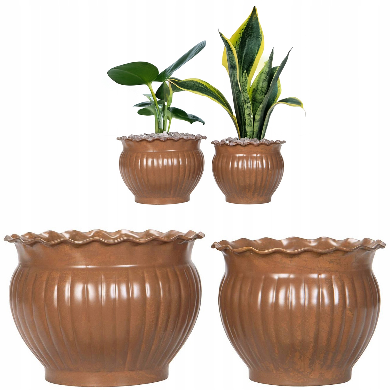 Květináč Na Balkon Terasa Květiny Bonsaje Do Obývacího Pokoje Loft Obal 2 Ks