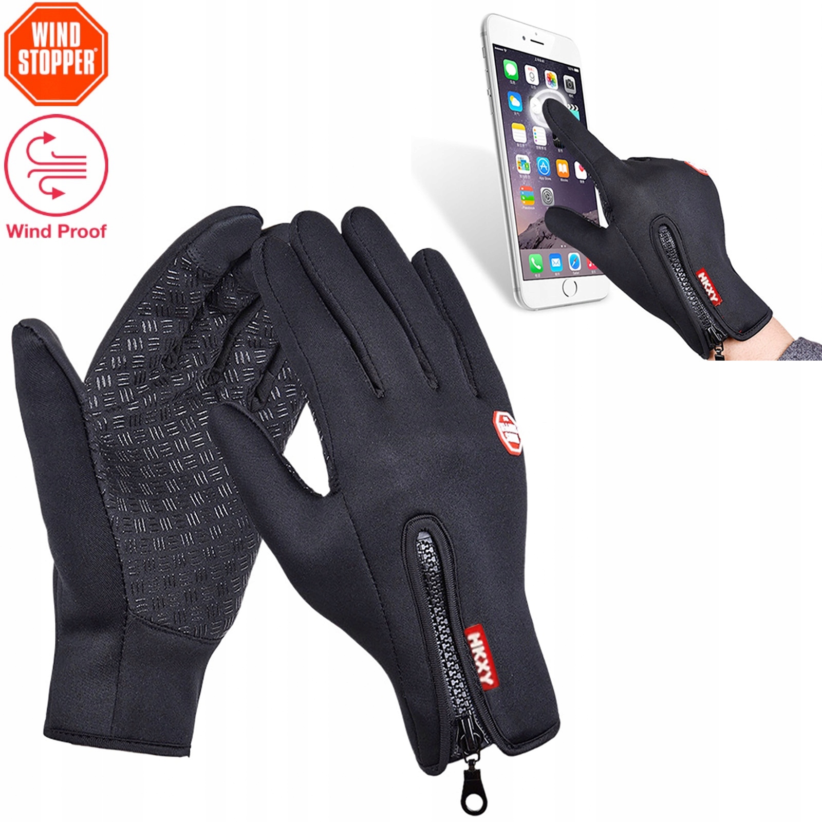 UNIWERSALNE RĘKAWICZKI DOTYKOWE survival idealne DO BIEGANIA / BIEGOWE Płeć produkt uniseks