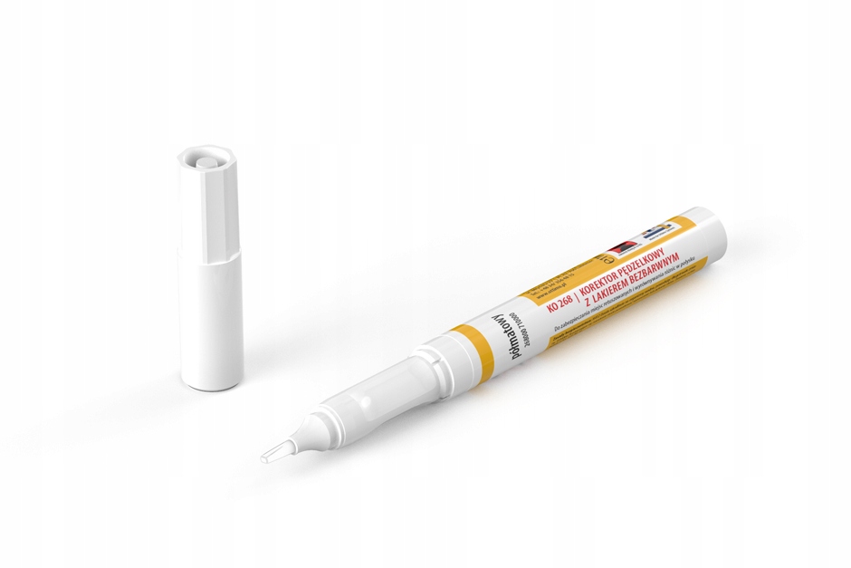 Lakier bezbarwny korektor pędzelkowy półmatowy