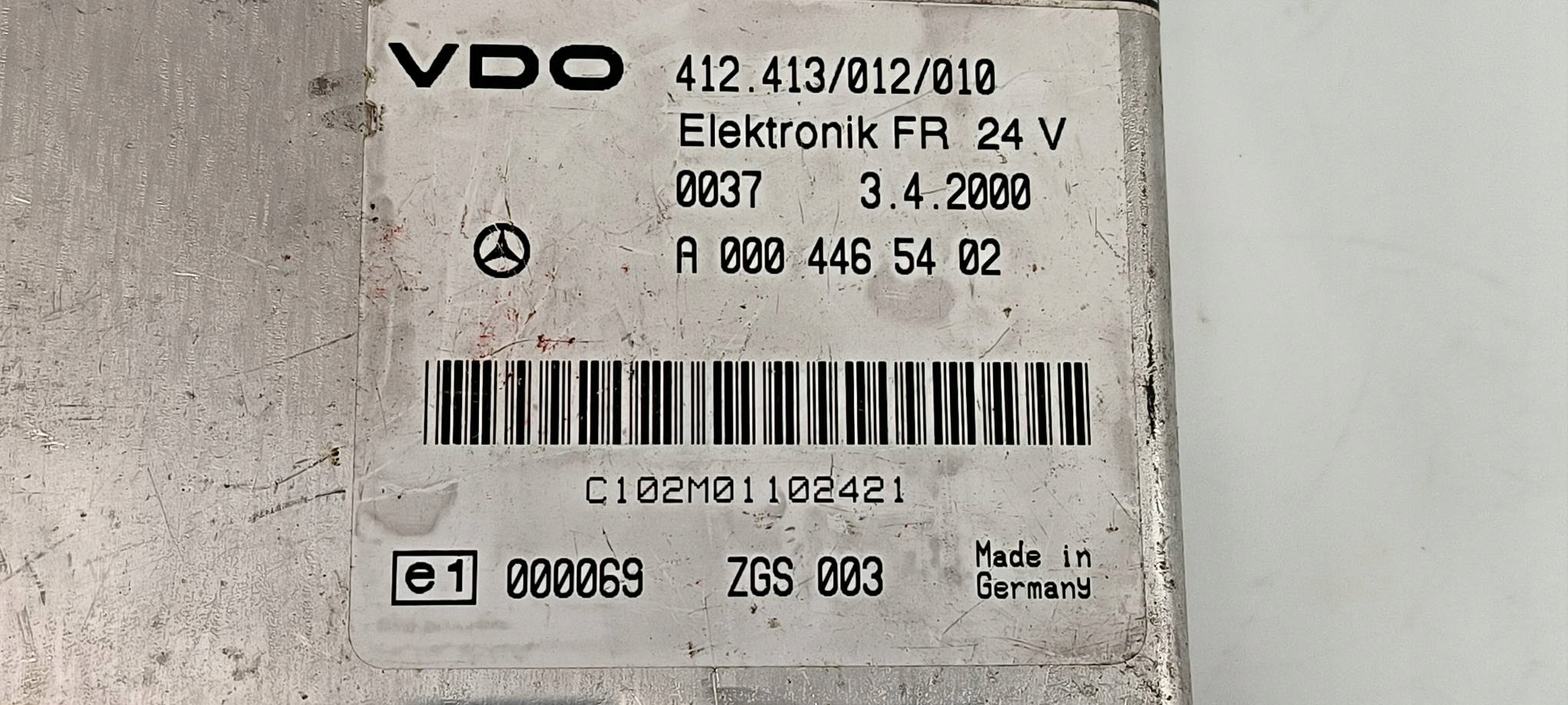 Module FR VDO A0004465402 MERCEDES ATEGO