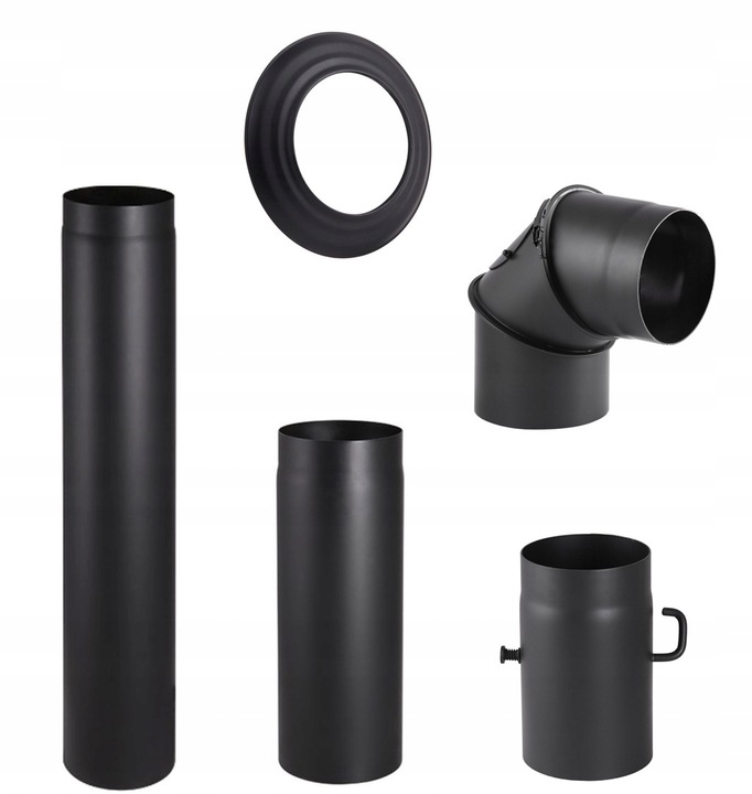 Zestaw rur przyłączenie do piecyków kozy fi 130