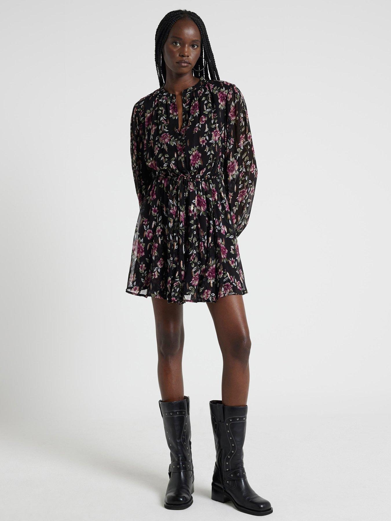 Riverisland Šaty Mini Květinový Vzor 42
