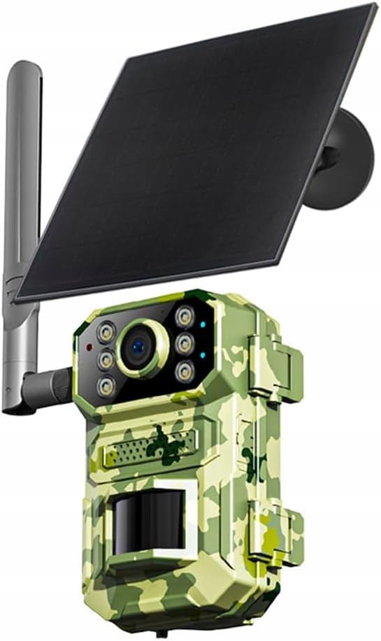 4G Fotopast se solárním panelem A8 Smart Bezdrátové připojení Sim