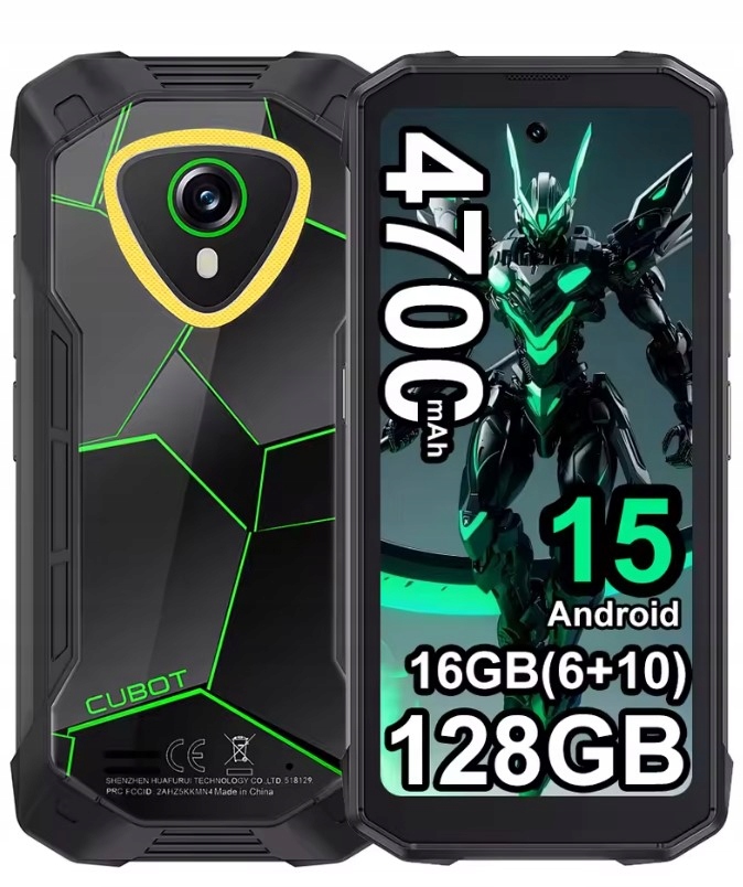 Malý Odolný Smartphone Cubot Kingkong mini 4 16/128GB Nfc Dual IP69K Fhydro
