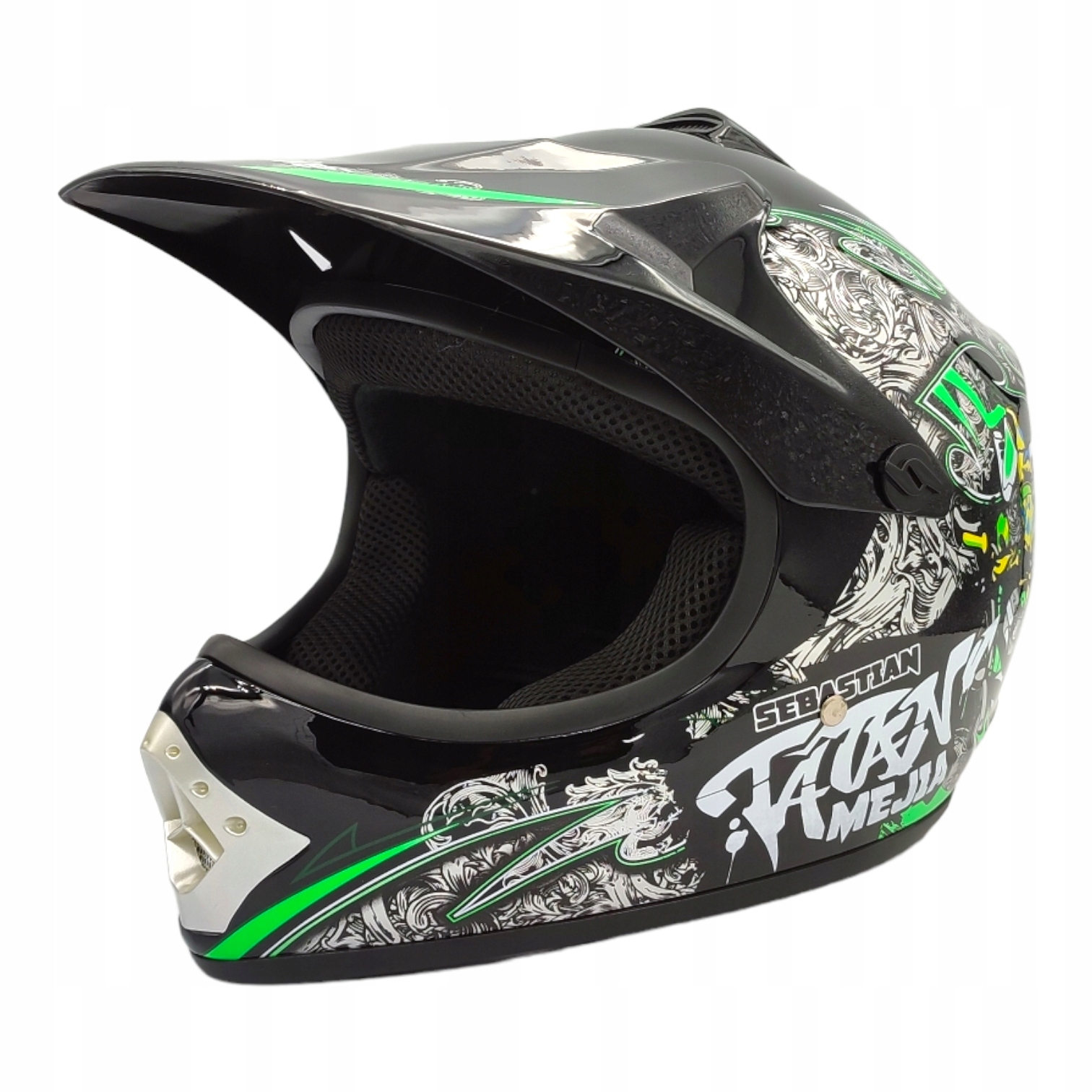 Kask Dla Dziecka Dziecięcy Cross Rower Enduro Na Crossa Quada Lekki S