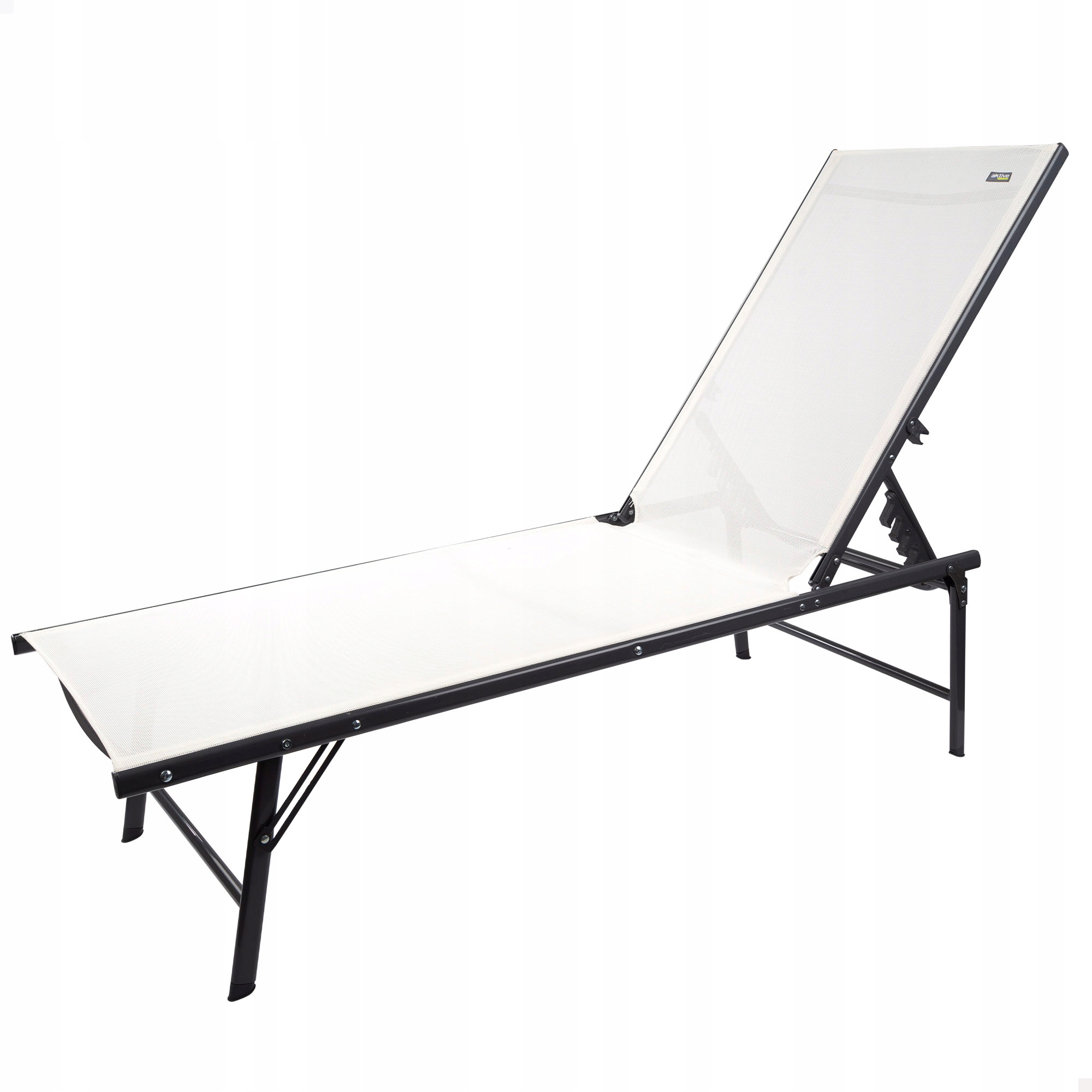 Aktive-hammock 6 Pos 180X49X35/96 Cm-bílý Textilní