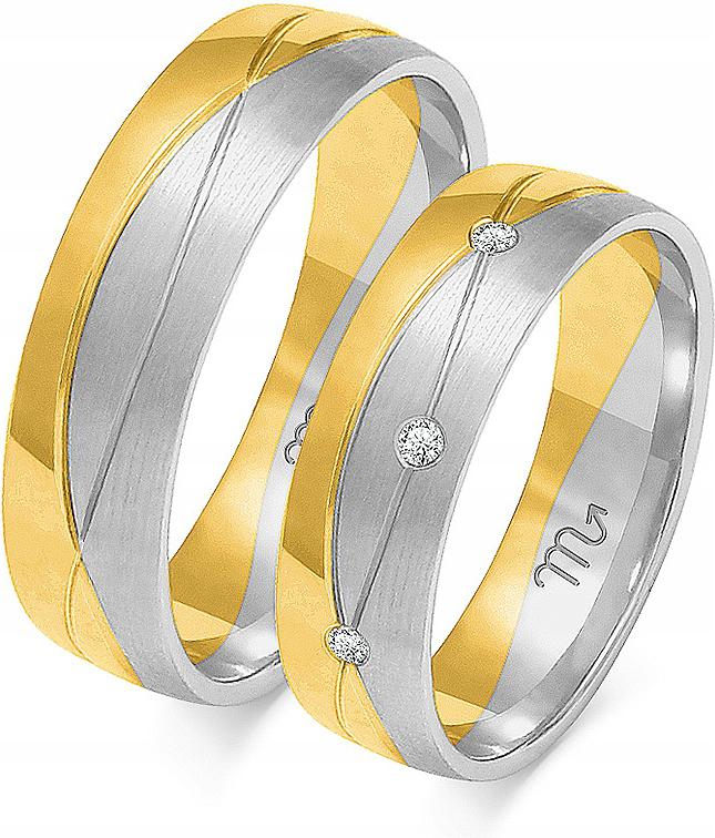 Snubní prsteny na svatba jemné svatební 585 vel. 32 33 34 svatební kolekce gravírování