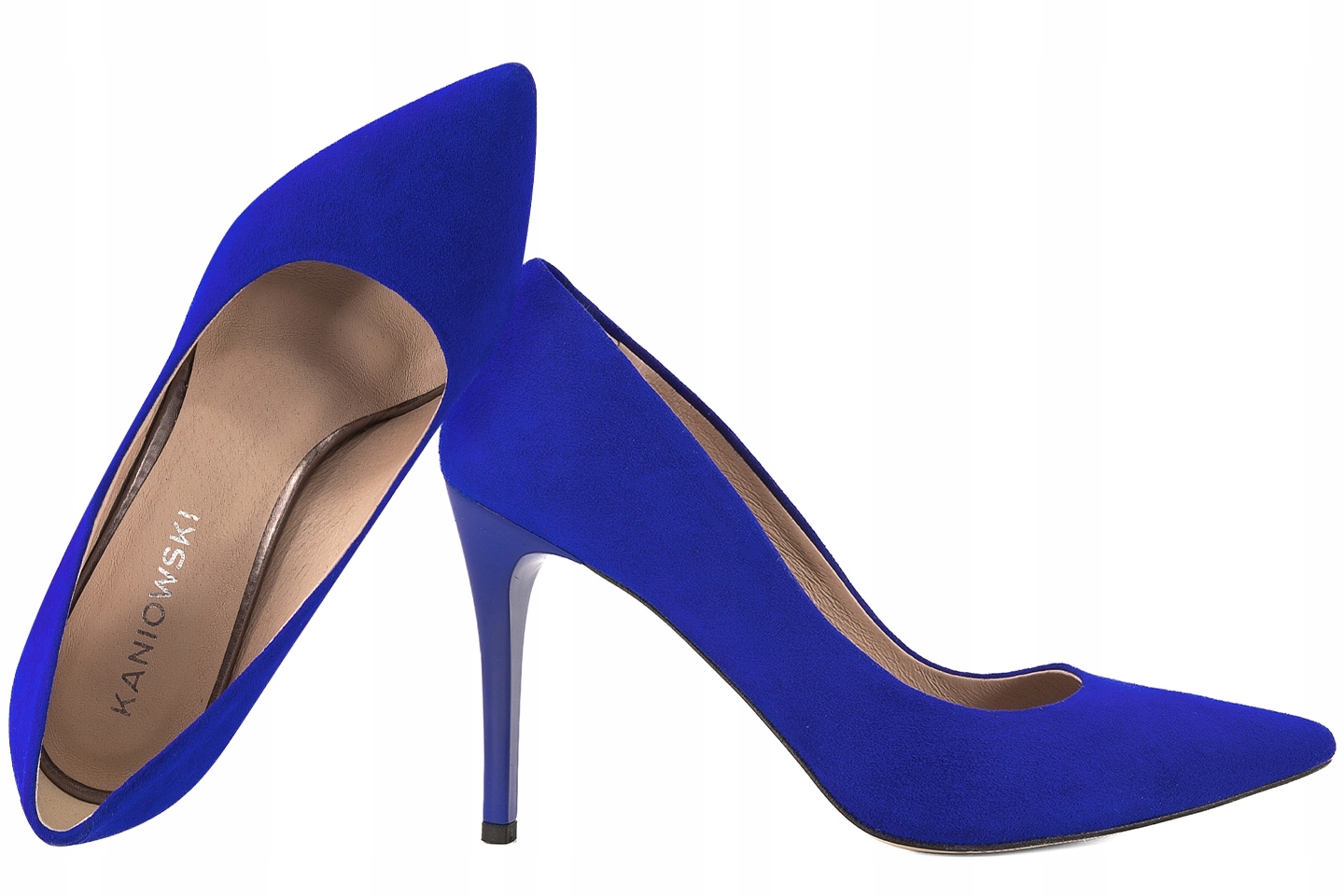 Kaniowski K-100/0287 Dámské Lodičky Kožené Semišové, velikost 39 C