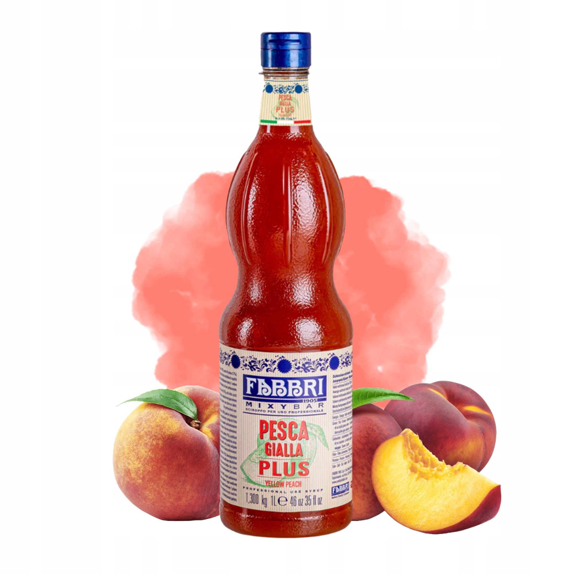 Syrop Brzoskwiniowy MixyBar Plus Fabbri do drinków 1000 ml