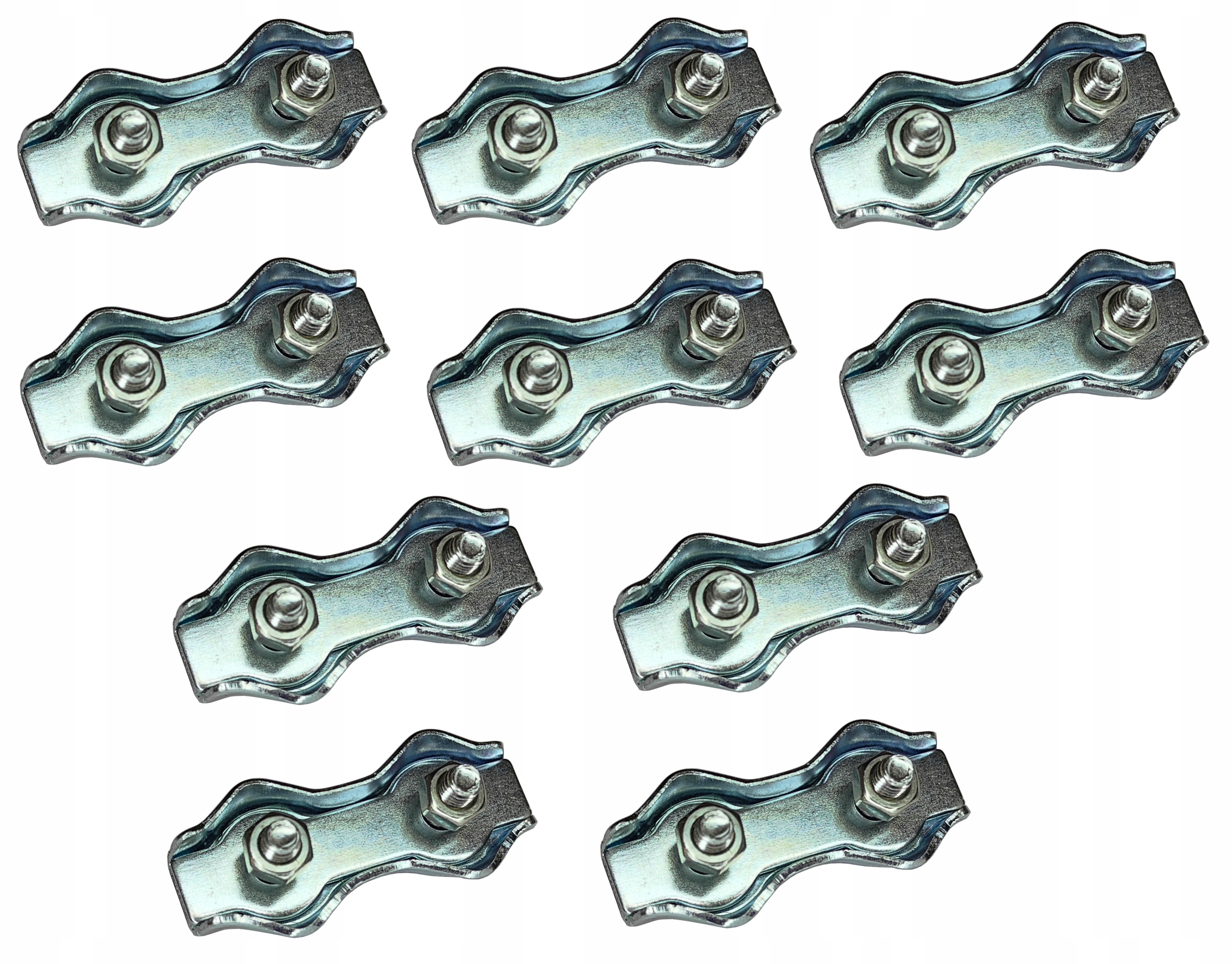 

Łącznik drutu plecionki linki pastuch do 8mm 10szt