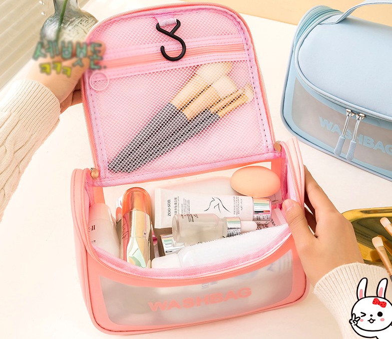 Kosmetyczka wodoodporna duża przezroczysta pojemna Model E46