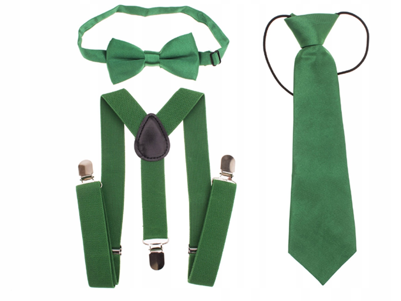 MUCHA I SZELKI KRAWAT DLA CHŁOPCA ZESTAW MUSZKA Z SZELKAMI