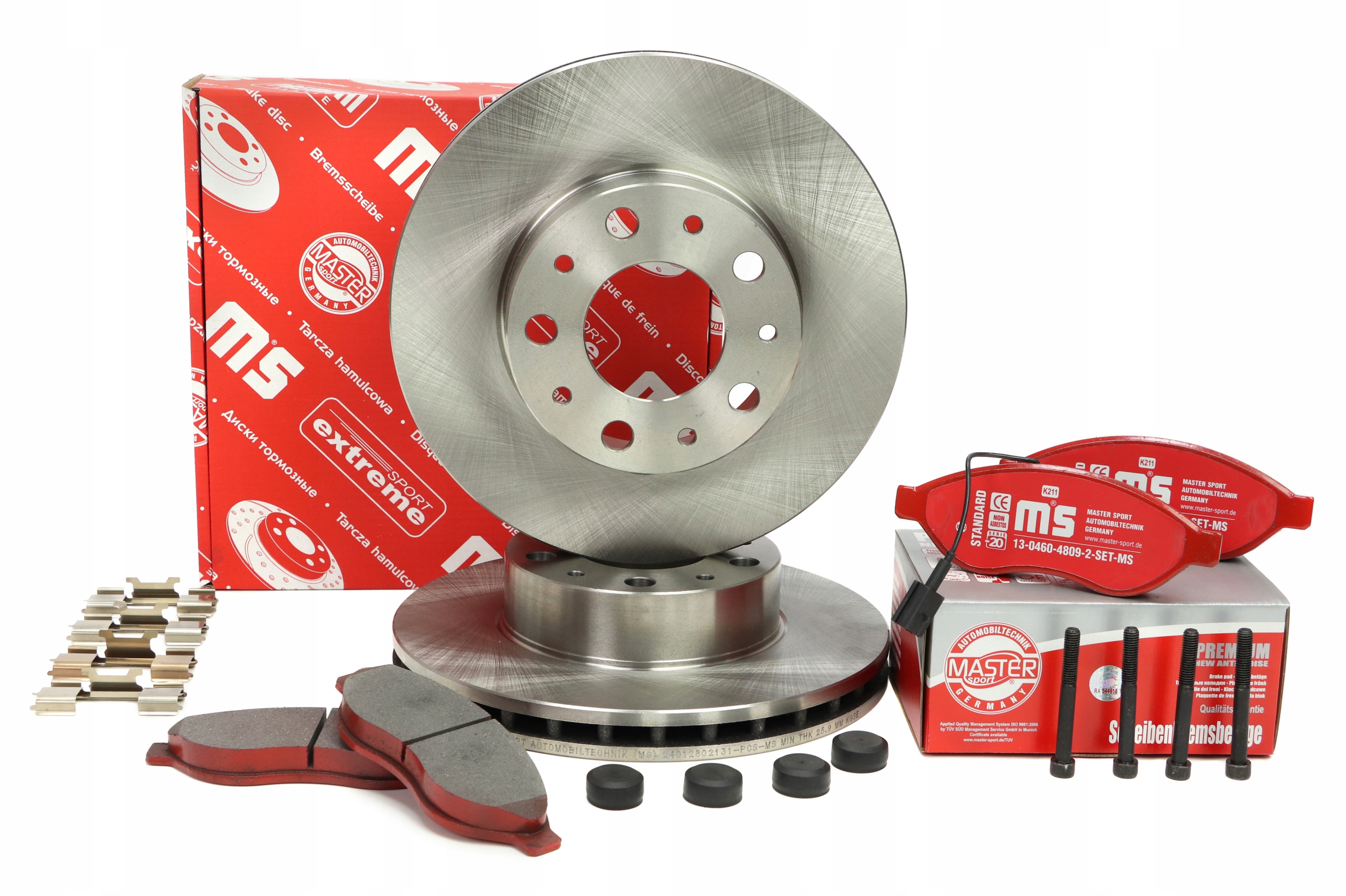 Диски передні колодки DUCATO; JUMPER; BOXER