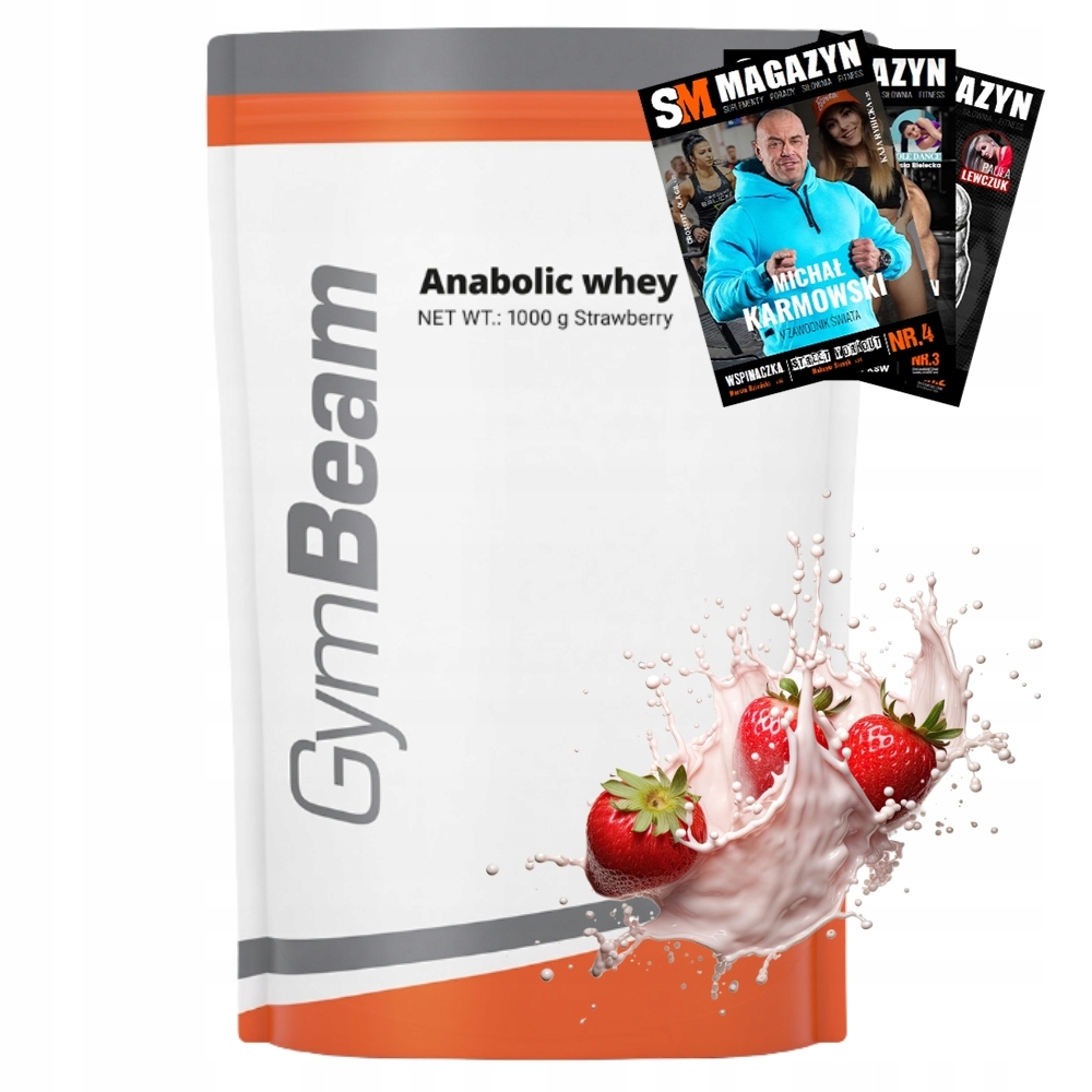 Gymbeam Anabolický Syrovátkový Protein 1000g Pro Svalovou Hmotu Protein Wpc