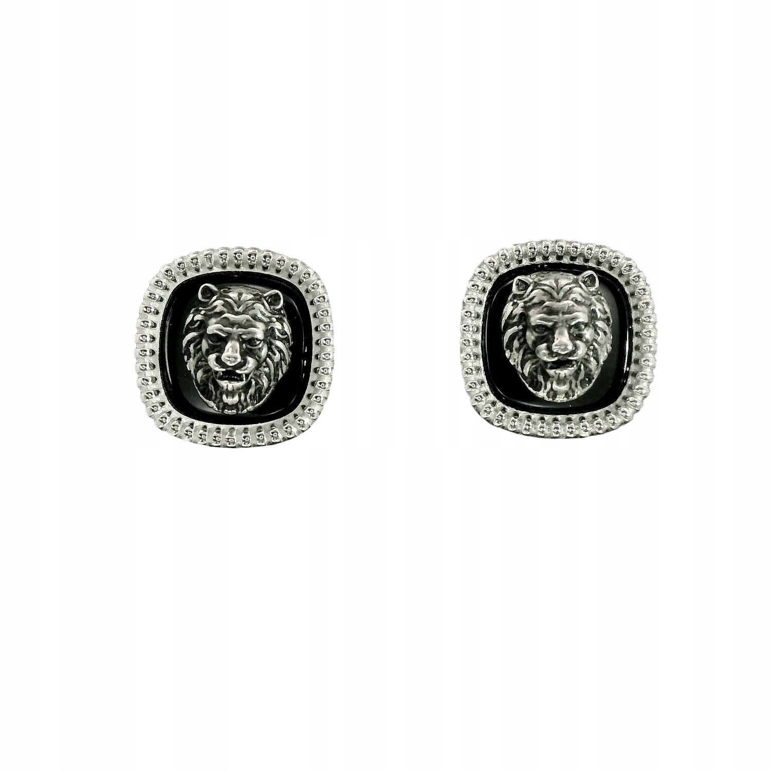 Náušnice dámské Guess stříbrné lev