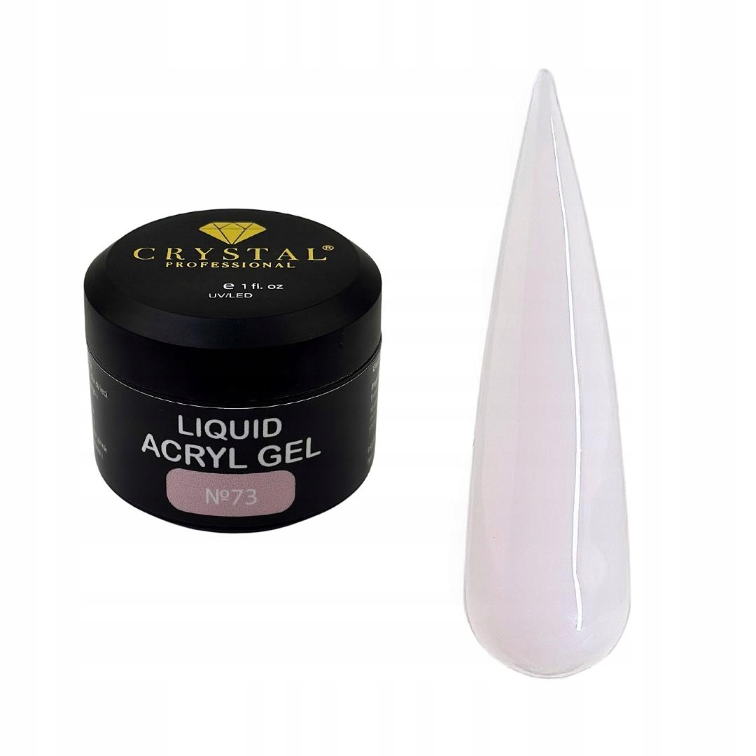 Liquid Acryl Gel #73 Crystal Professional Żel do wzmocnienia paznokci