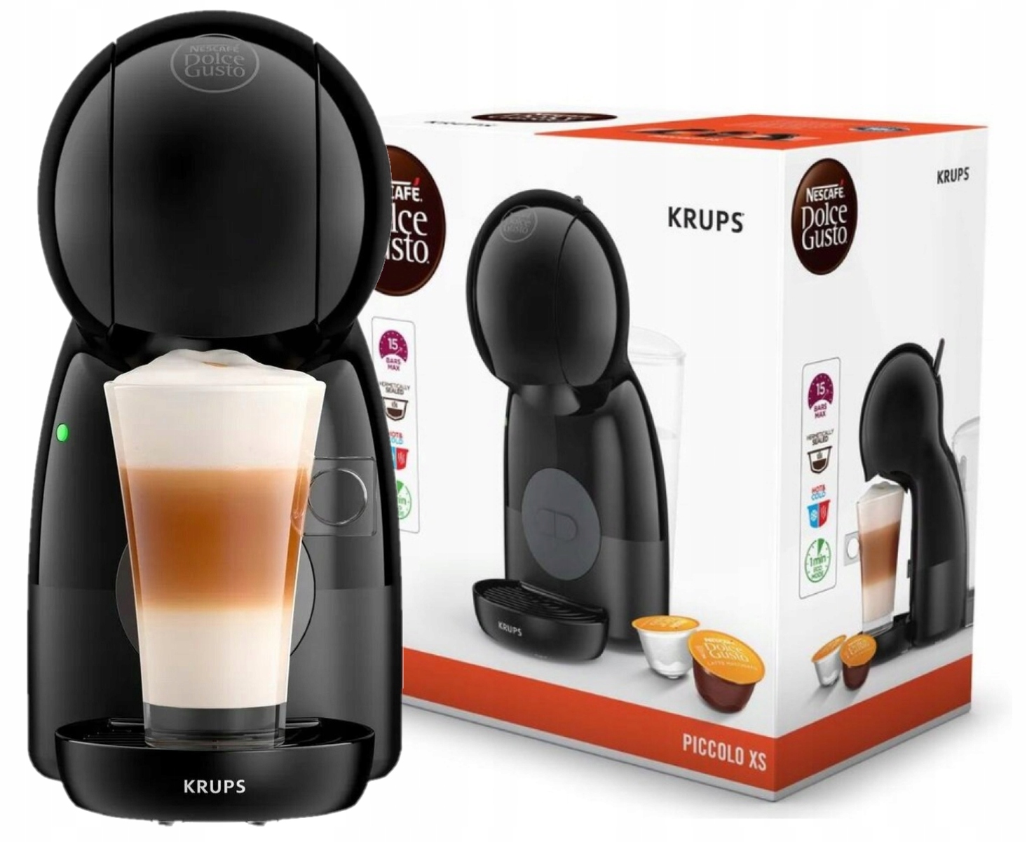 Ekspres Do Kawy Krups Nescafé Piccolo Xs Kapsułkowy Dolce Gusto Na Kapsułki