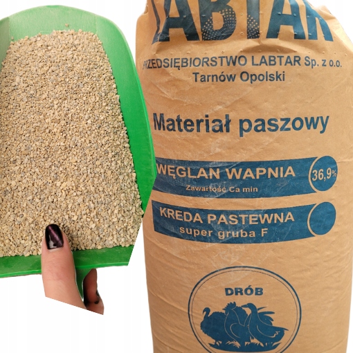 

Kreda Pastewna Gruboziarnista Kury Drób 10 Kg