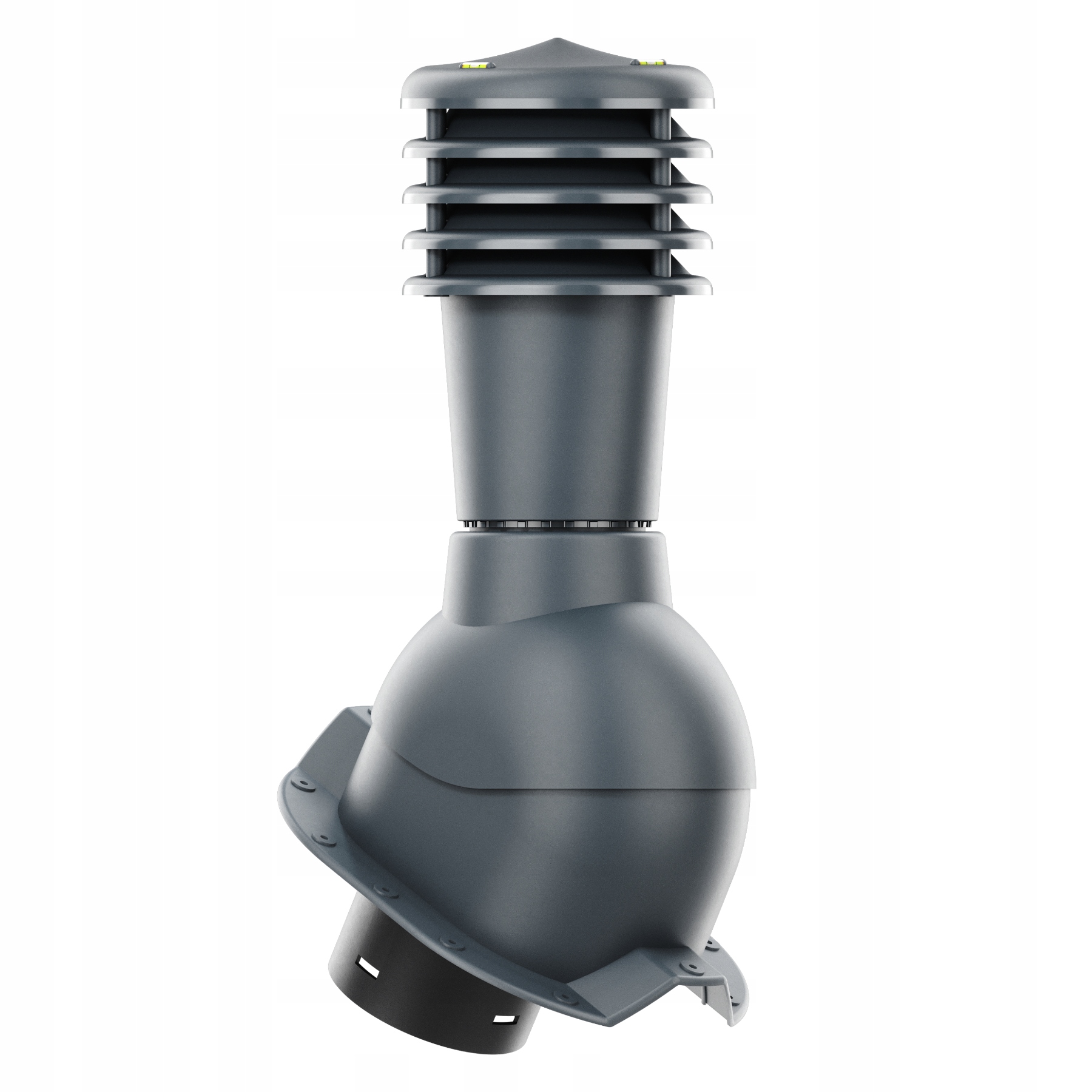 Neizolovaný Větrací komín Smart fi125 Trapézový T35 Antracit 7016