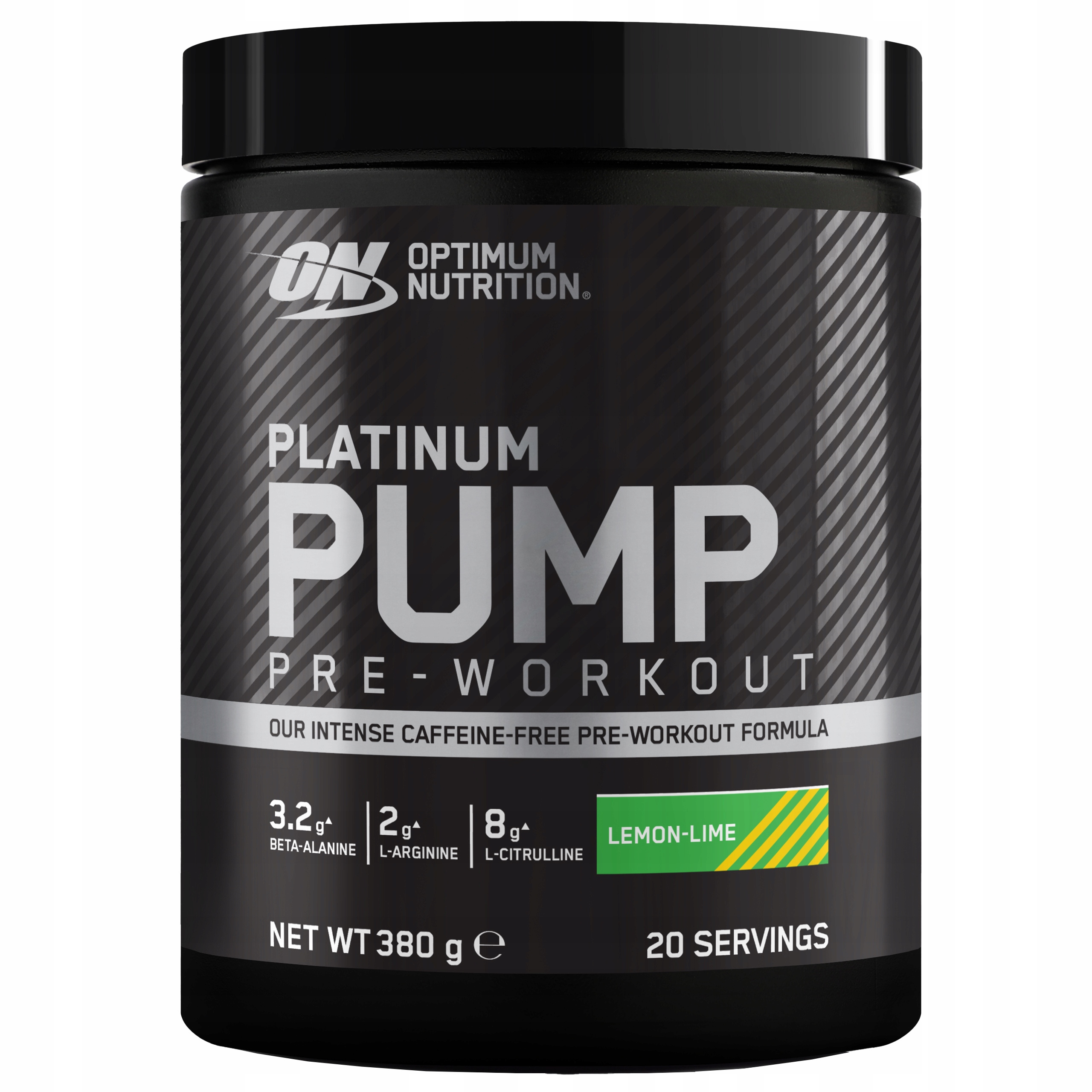 Předtréninkovka Optimum Nutrition Platinum Pump 380 g Citron Citrulin