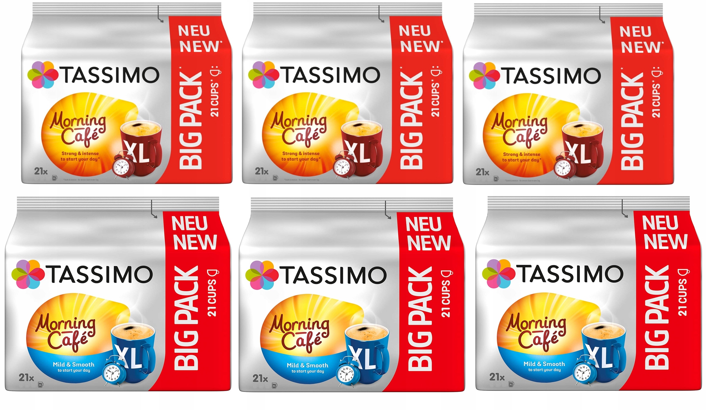 Kapsułki Tassimo Zestaw Morning Strong & Mild