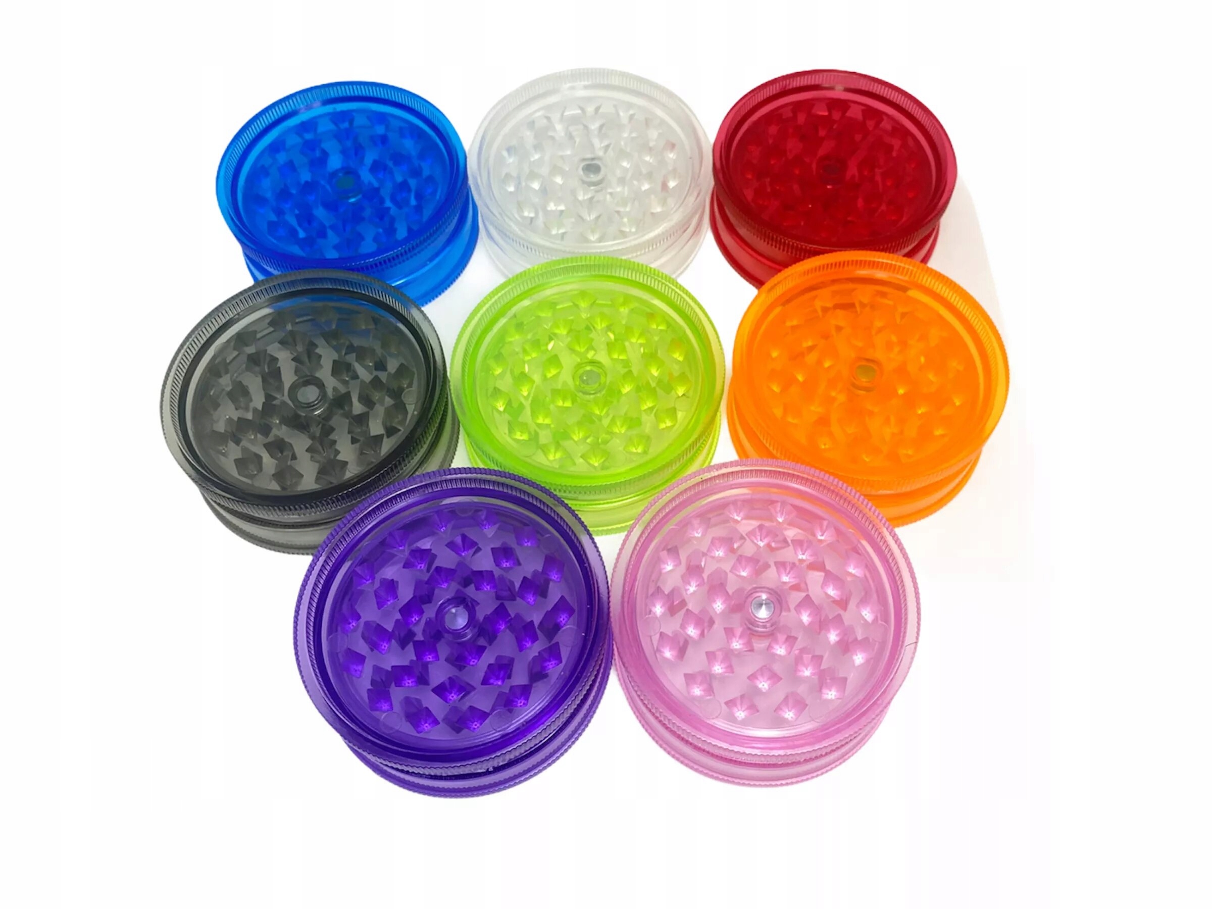 Młynek kraszer grinder akrylowy 60 mm do suszu Cbd