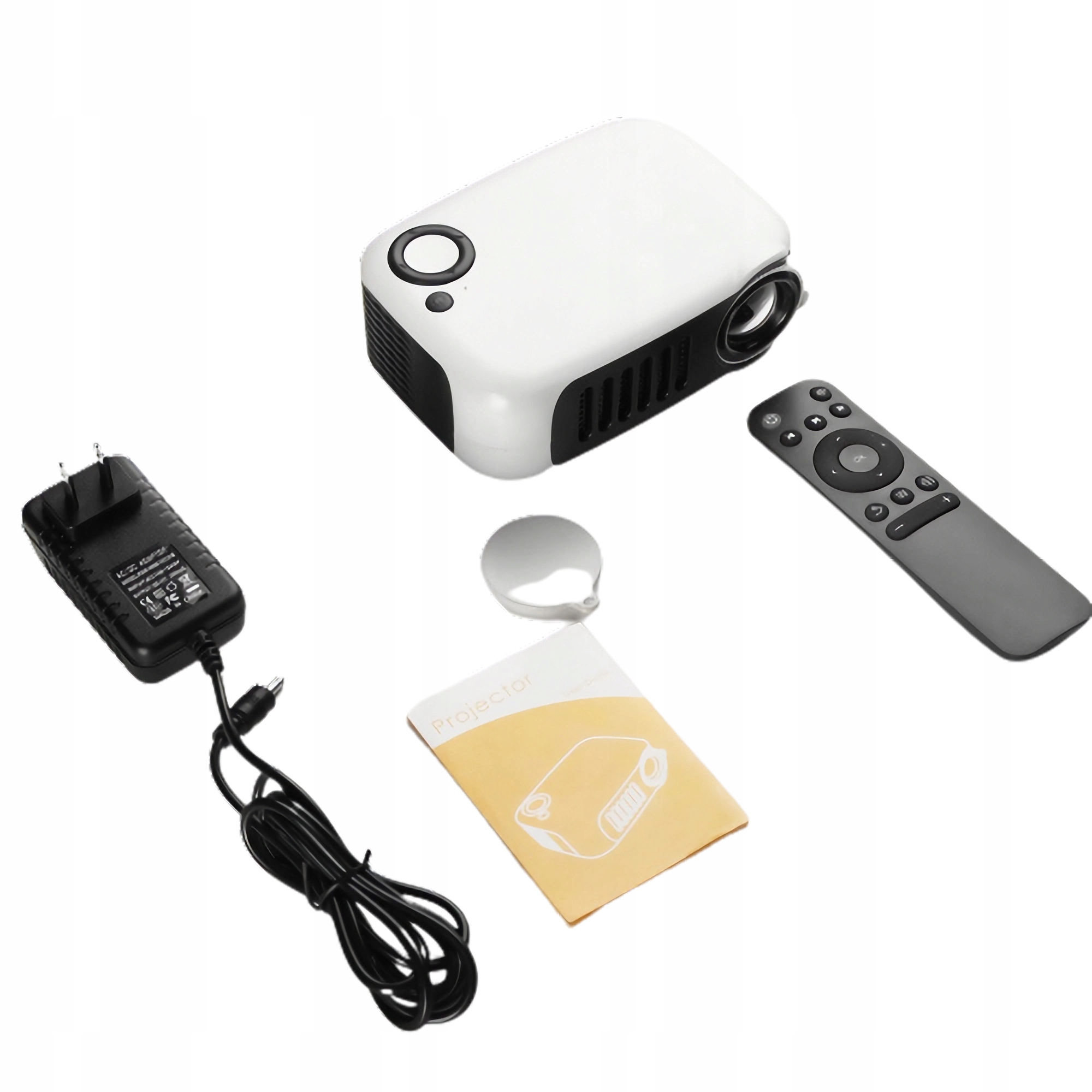Mini Projektor LED - Doskonały do Domu i Biura Przenośny Niewielki rozmiar
