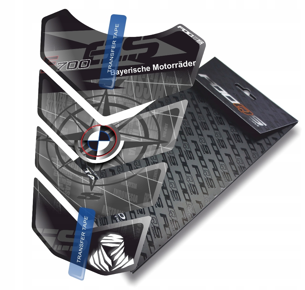 Tank-pad od firmy Fooqs pro Bmw F-700-GS F700GS F700 Černý