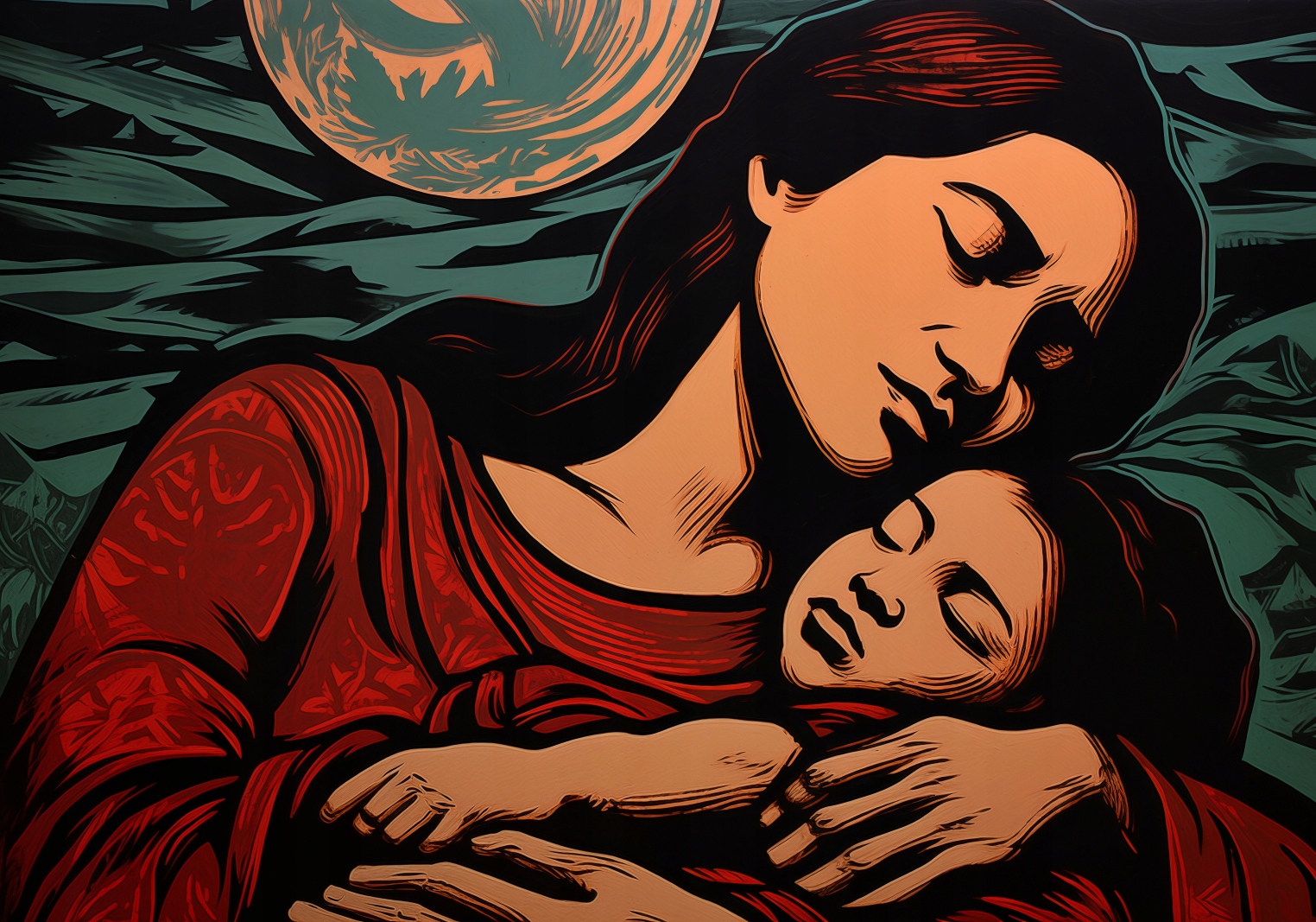 Plakát 100x70 cm Mateřské vazby