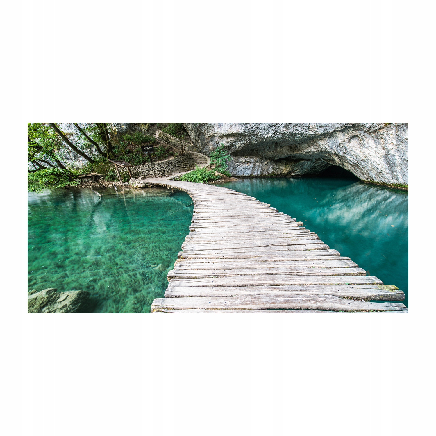 

Foto obraz szklany Jeziora Plitwickie 140x70