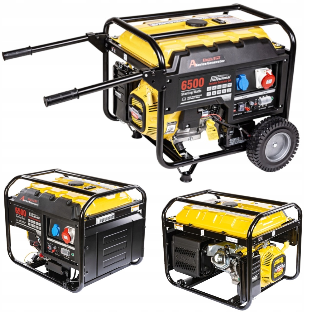 Elektrocentrála Loncin LC6500D-AS 5KW, Loncin 389 CM3, 3 Fázová