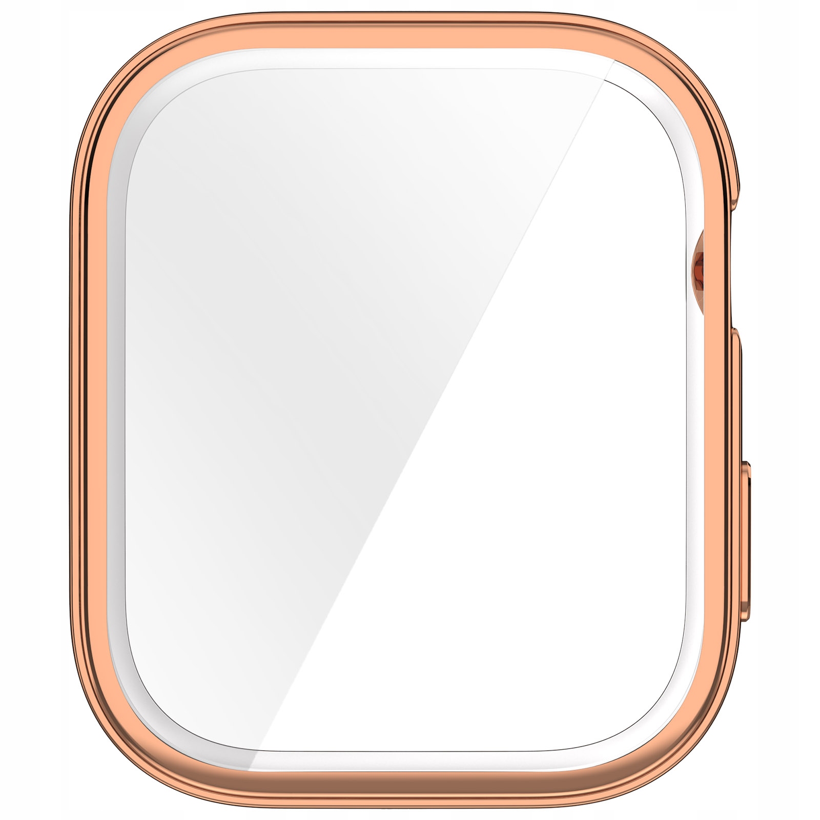 ETUI OBUDOWA 2W1 Z OSŁONĄ NA EKRAN DO HUAWEI WATCH FIT 3 - RÓŻOWE ZŁOTO Kolor złoty